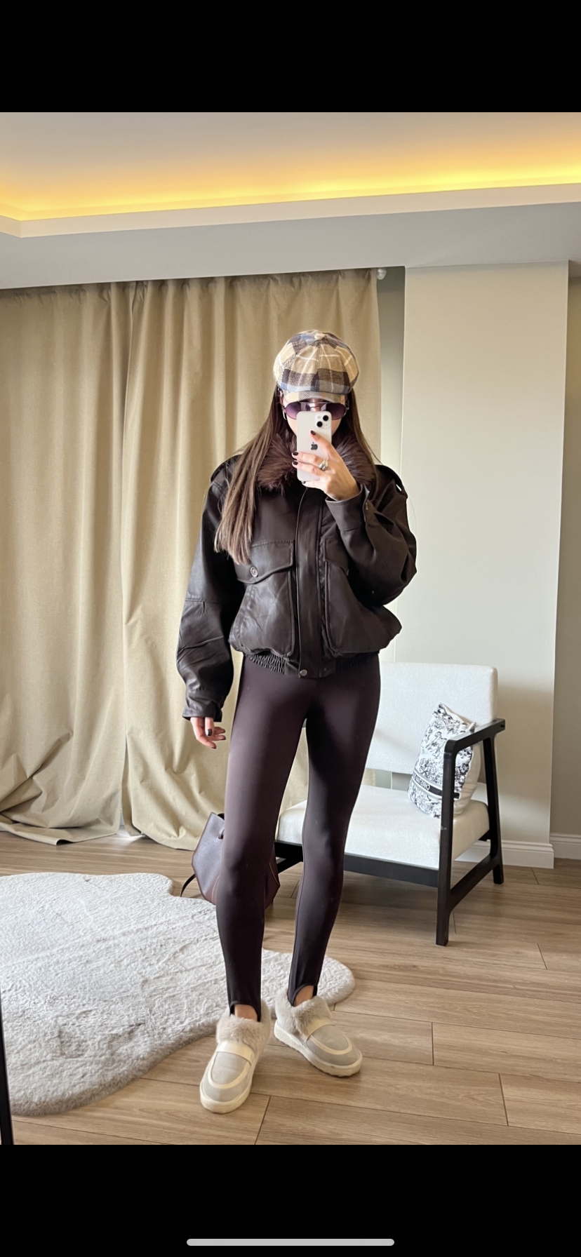 YAKA KÜRK DETAY PREMİUM DERİ CEKET