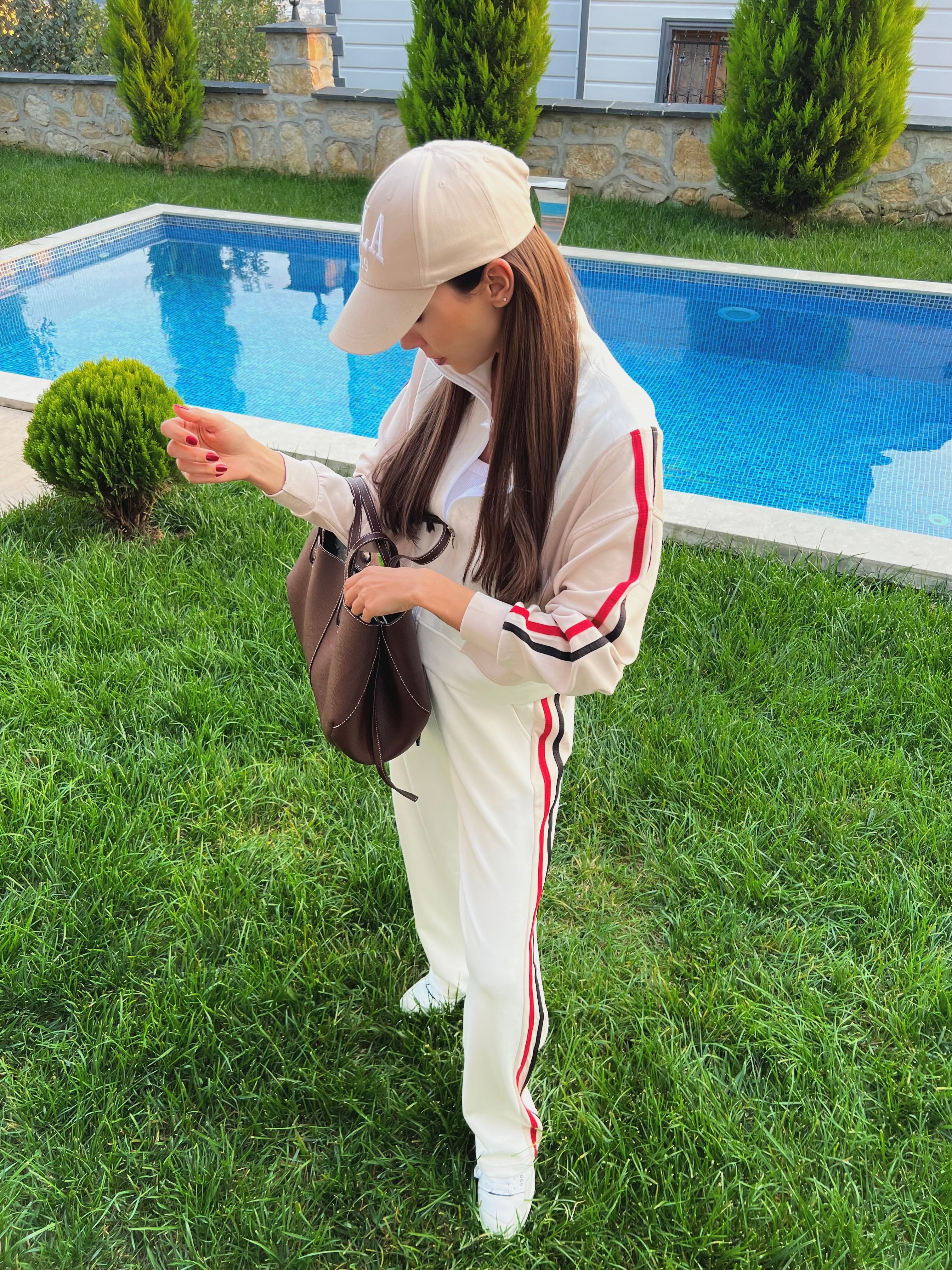 ÇİZGİLİ MODAL EŞOFMAN TAKIMI